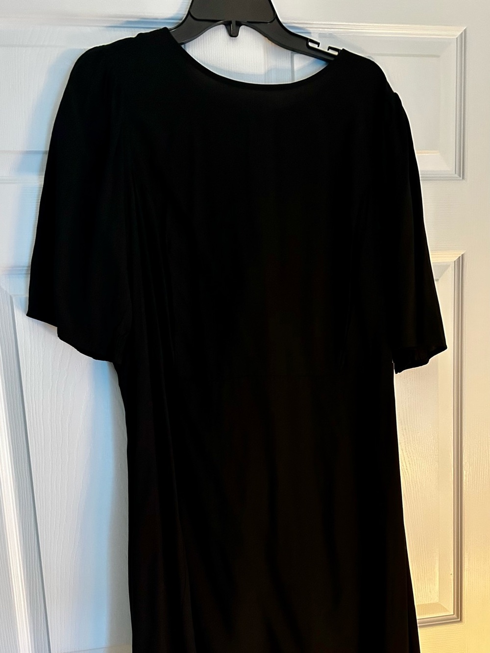 Classic Black Short-Sleeve Dress
